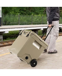 42 Qt Portable Cooler Roto Molded Ice Chest Insulated 5-7 Days
