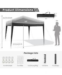 Patio 10x10ft Outdoor Instant Pop-up Canopy Folding Sun Shelter Carry Bag