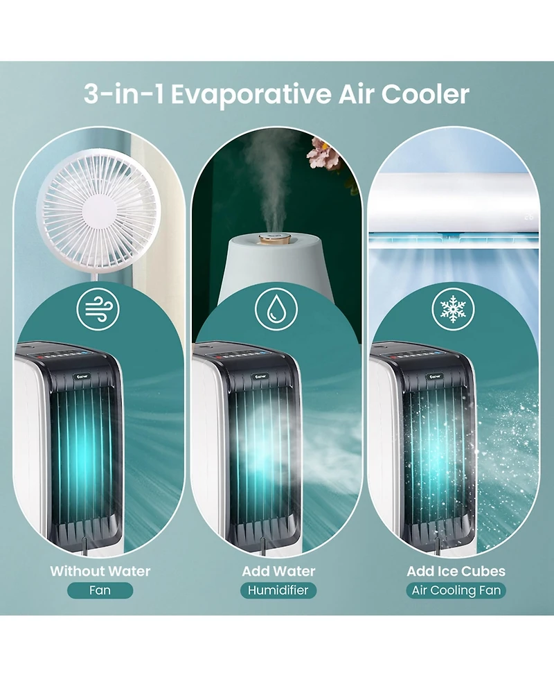 Evaporative Air Cooler Portable Fan Conditioner Cooling