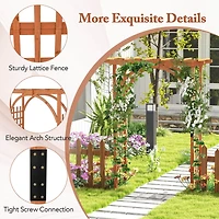 Premium Outdoor Wooden Fir Arbor Arch Pergola Trellis Wood