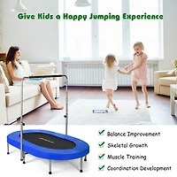 Foldable Trampoline Double Mini Kids Fitness Rebounder