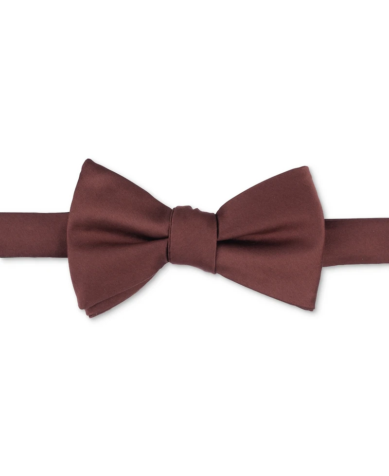 Tayion Collection Men's Solid Color Bow Tie