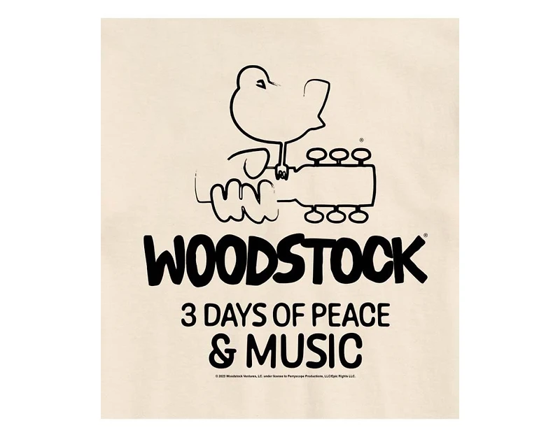 Hybrid Apparel Woodstock 3 Days Of Peace And Music Men's Short Sleeve Tee