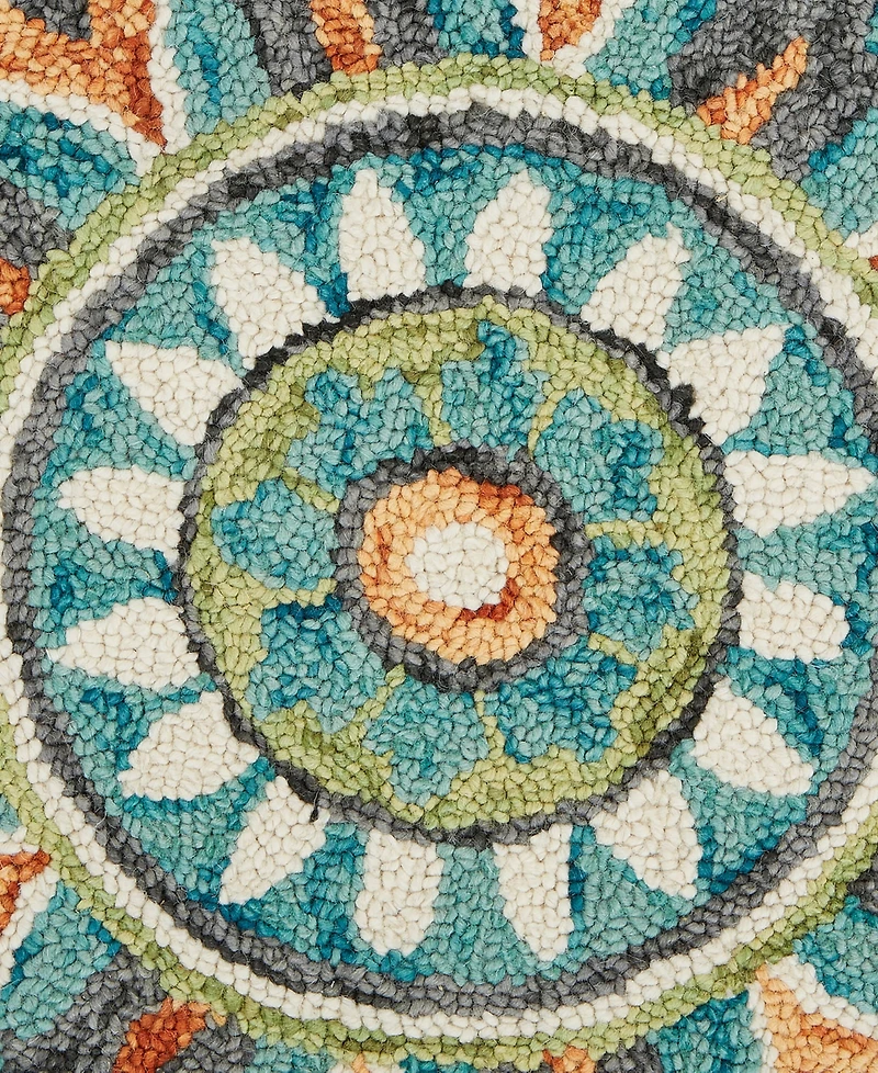 Lr Home Radiance Rdc-085 5'x5' Round Area Rug