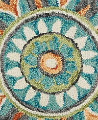 Lr Home Radiance Rdc-085 5'x5' Round Area Rug