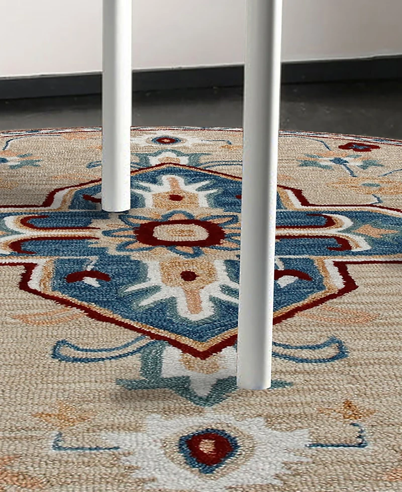 Closeout! Lr Home Rochelle Rug- 7'3"x7'3" Round Area Rug