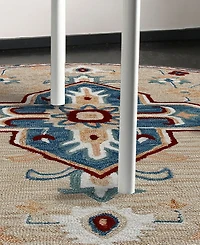Closeout! Lr Home Rochelle Rug- 7'3"x7'3" Round Area Rug