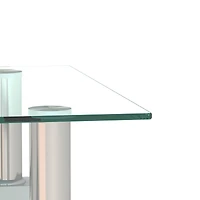 Streamdale Furniture Modern Tempered Glass Coffee Table