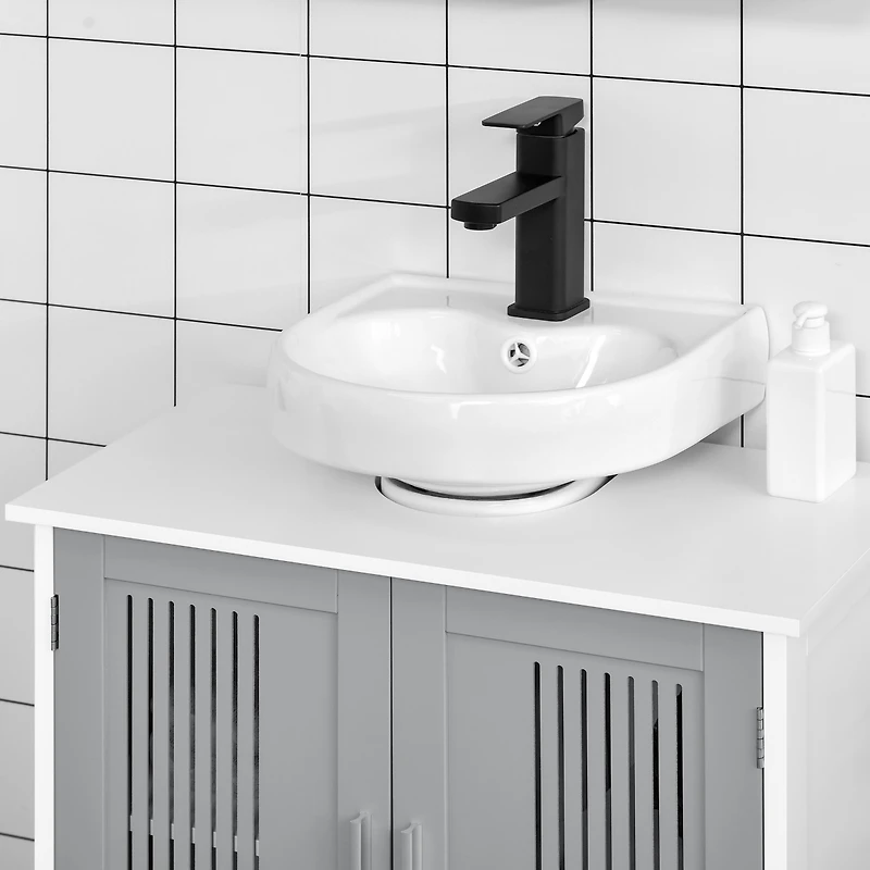 Under Sink Cabinet with Adjustable Shelves