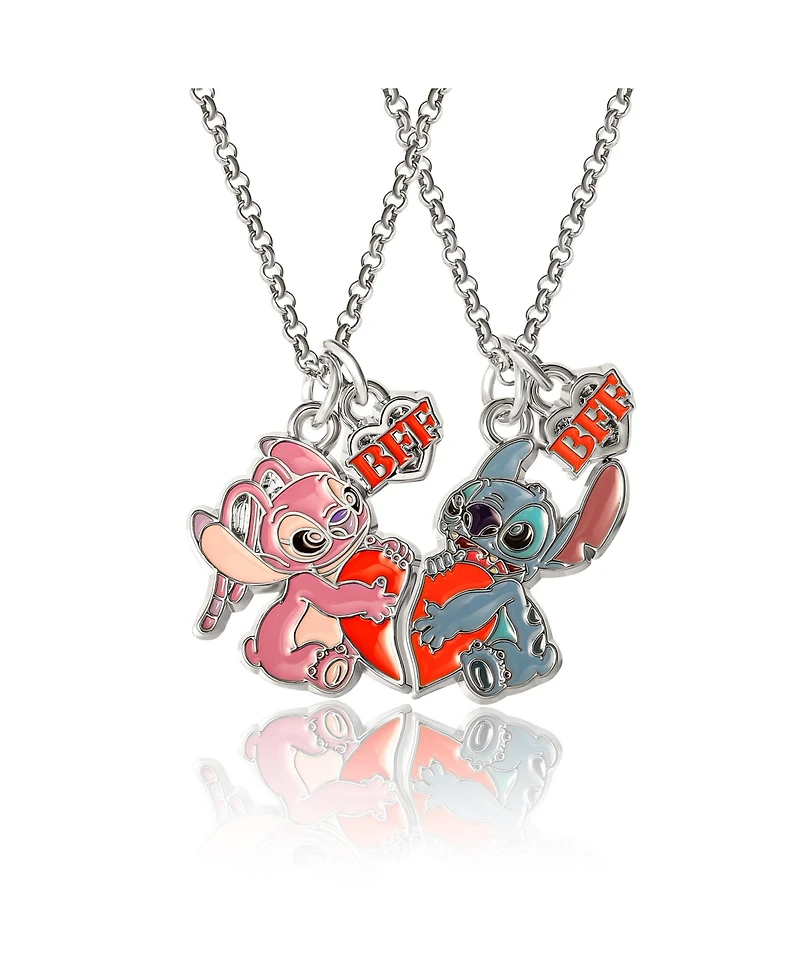 Disney Lilo and Stitch Fashion Bff Pendant Necklace Set