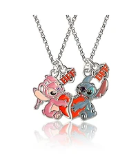 Disney Lilo and Stitch Fashion Bff Pendant Necklace Set