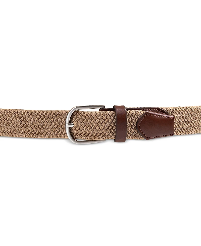 Club Room Men's Stretch Braid Belt, Created for Macy's