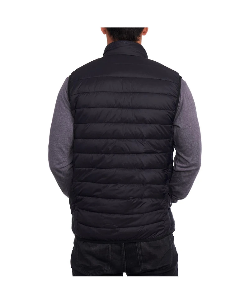 Alpine Swiss Clark Mens Puffer Vest Down Alternative Water Resistant Packable Outerwear Zip Up Pockets Warm Versatile Layer