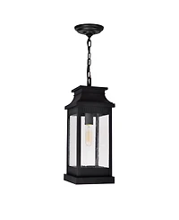 Cwi Lighting 18.25" Metal Milford 1 Light Outdoor Pendant