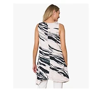Stella Carakasi Women's A-line Sleeveless EcoVero Summerfield Top