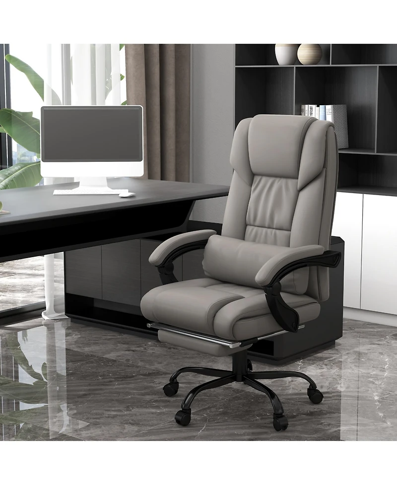 Vinsetto Massage Office Chair, Office Chair with 6 Vibration Points