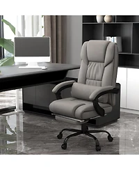 Vinsetto Massage Office Chair, Office Chair with 6 Vibration Points