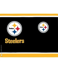 Tervis Nfl Pittsburgh Steelers Touchdown Made in Usa Double Walled Insulated Tumbler Travel Cup Keeps Drinks Cold & Hot, 24oz, Classic