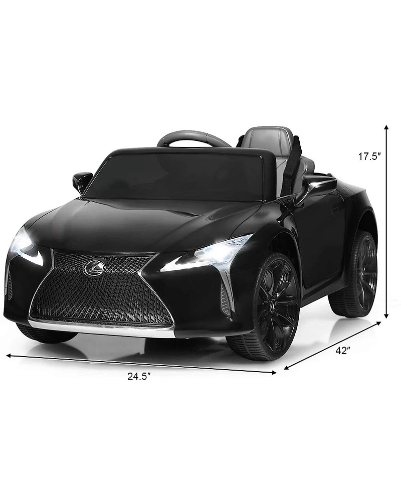 Sugift Lexus LC500 Licensed Kids 12V Ride Remote Control Electric Vehicle