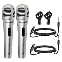 5 Core Microphone Pair Xlr Dynamic Karaoke Singing Handheld Microfono Professional Vocal Dj Music Mic