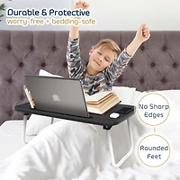 Nestl Foldable Lap Desk - Portable & Lightweight - Ideal for Working, Reading, or Eating