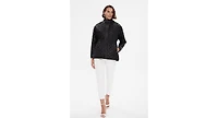 Furniq Uk Women's Genuine Leather Jacket, Black