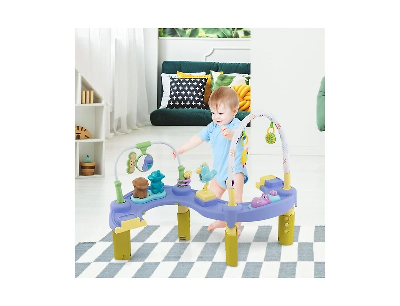 Slickblue 3-in-1 Baby Activity Center with 3-position for 0-24 Months