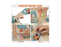 Slickblue Kids Play Tool Workbench with Realistic Accessories