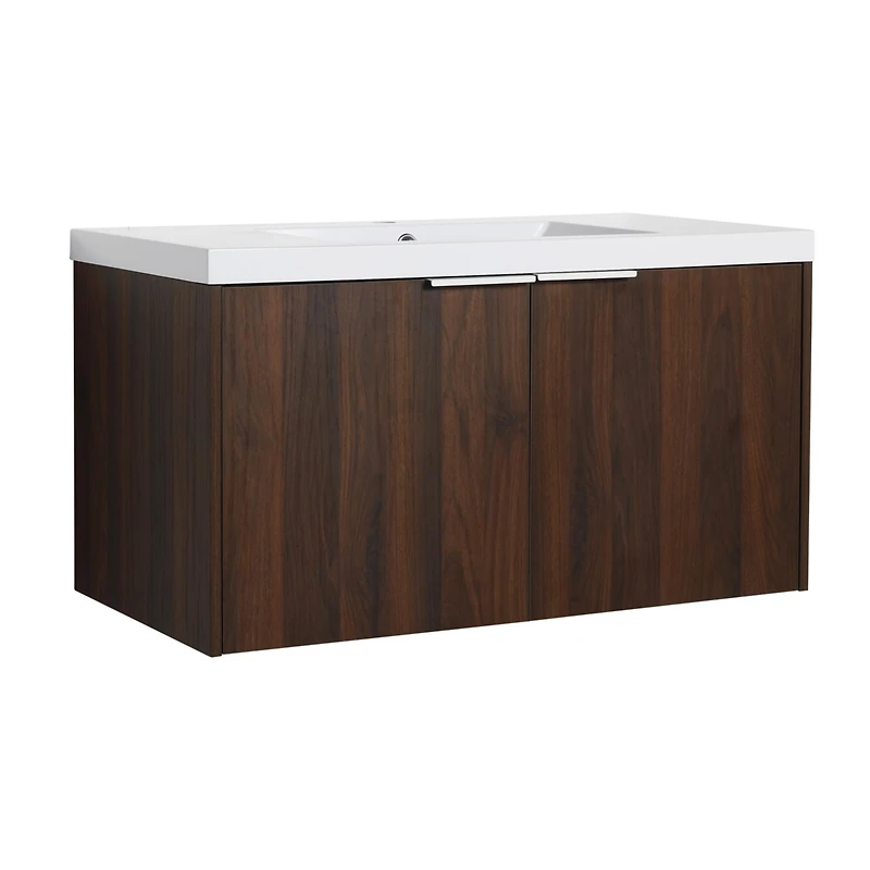 Streamdale 36" Modern Design Floating Bathroom Vanity with Soft Close Doors
