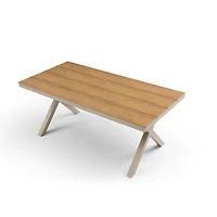 Streamdale 70" Rectangular Aluminum Dining Table