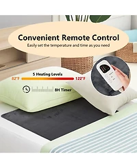 Electric Heated Mattress Pad with 5 Heating Levels and Heat Protection For Special Winter