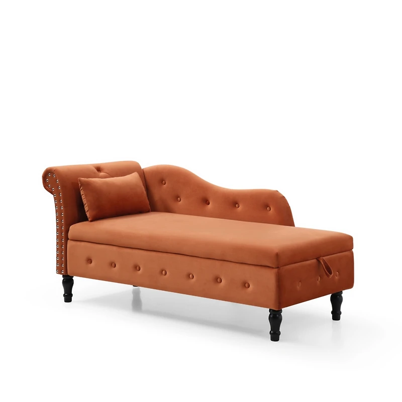 Streamdale Tufted Multifunctional Velvet Chaise Lounge