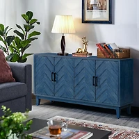 Streamdale Vintage Style Lacquered Buffet Cabinet