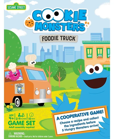 MasterPieces Sesame Street - Cooke Monster's Food Truck Co-Op Game
