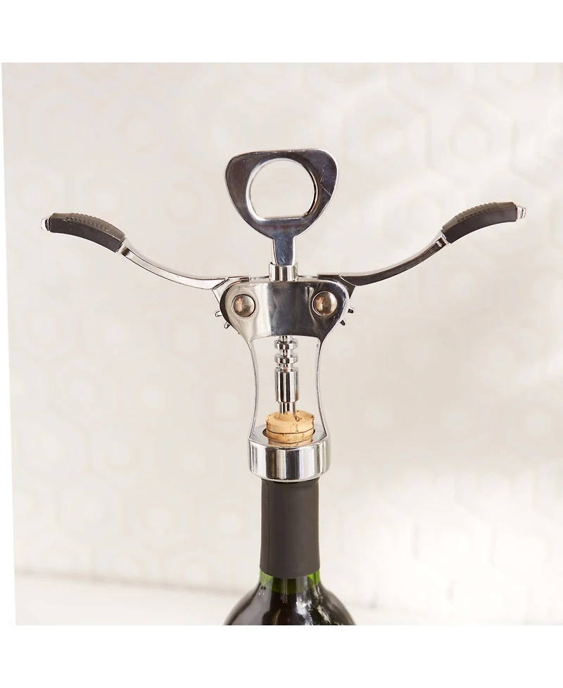 Rsvp International Winged Gear Driven Wine Opener 7x3x1.5"