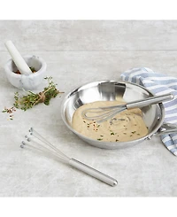 Rsvp International Endurance 18/8 Stainless Steel 10" x 2.25" Silicone Ball Whisk