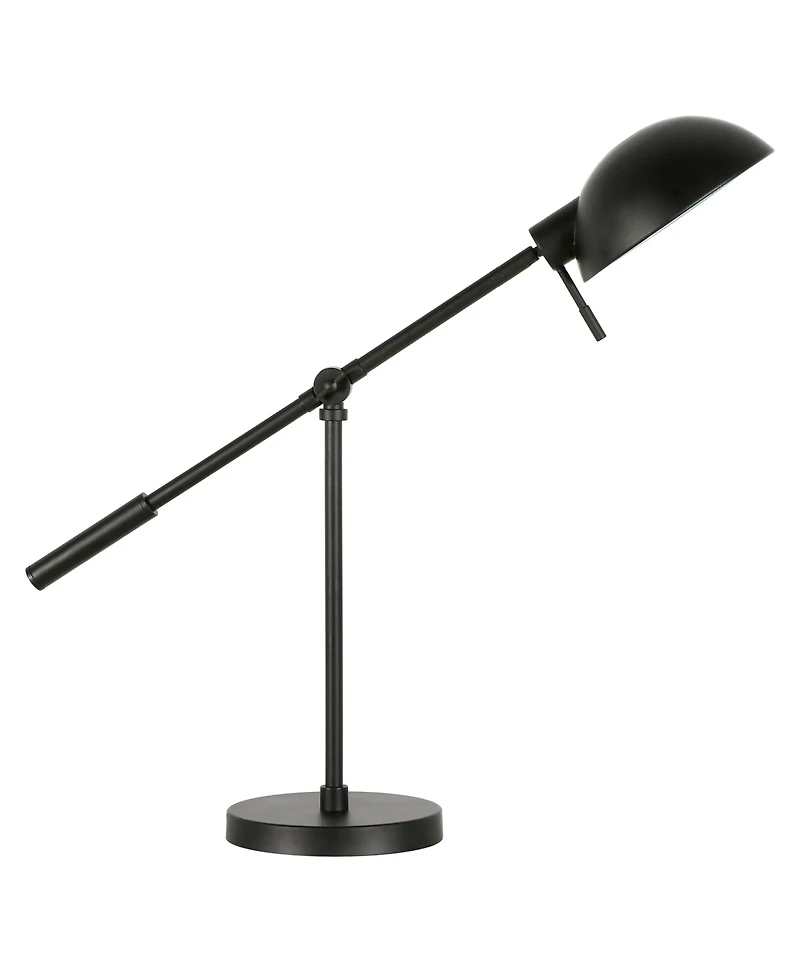 Hudson & Canal Dexter 23.25" Tall Boom Arm Table Lamp with Metal Shade