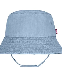 Levi's Baby Boys Denim Romper and Bucket Hat Set
