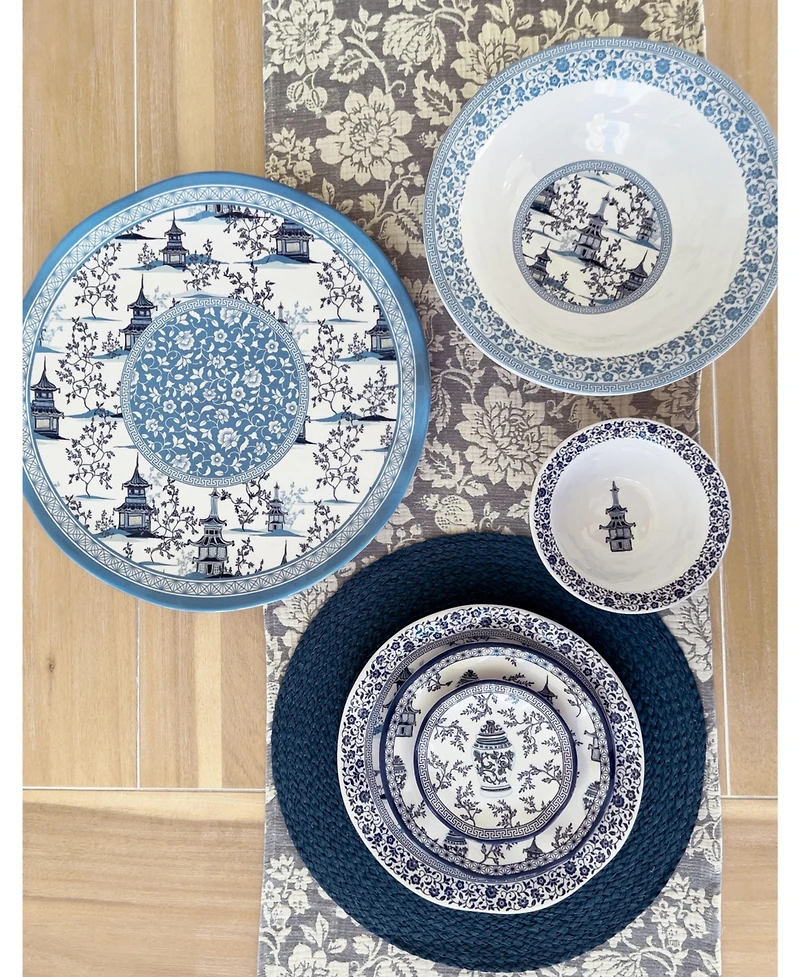 Q Squared Pagoda Cereal Bowls, Set of 4
