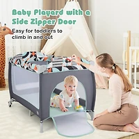 Costway Baby 3 1 Playard Portable Nursery Center
