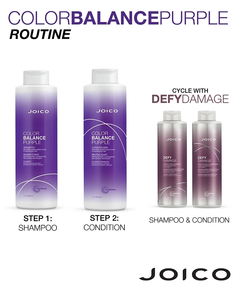 Joico Color Balance Purple Conditioner, 33.8 oz.