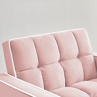 Streamdale 3-in-1 Folding Sofa Bed Chair (Pink)