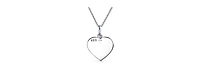 Bling Jewelry Live Love Laugh Word Quote Circle Flower Charm Heart Shape Pendant Necklace Sterling Silver