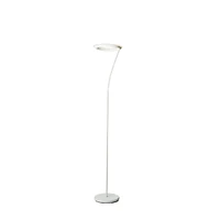 Streamdale 73" Tall Halo Led Torchiere Floor Lamp in Matte White