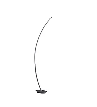 Streamdale Furniture 62.25-Inch Bradie Brushed Nickel Led Arc Tube Floor Lamp