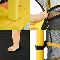 Streamdale 55" Yellow Trampoline with Safety Net