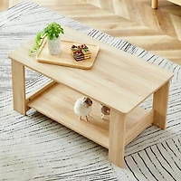 Streamdale Modern Rectangular Mdf Dining Table with Industrial Design