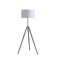 Streamdale Sleek Tripod Floor Lamp (47"-64") in Chrome