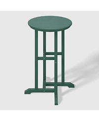 WestinTrends Outdoor Patio Counter Height Bar Stools Bistro Table 4-Piece Set