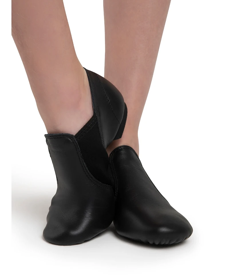 Capezio Girls E-Series Wide Jazz Slip On Shoes